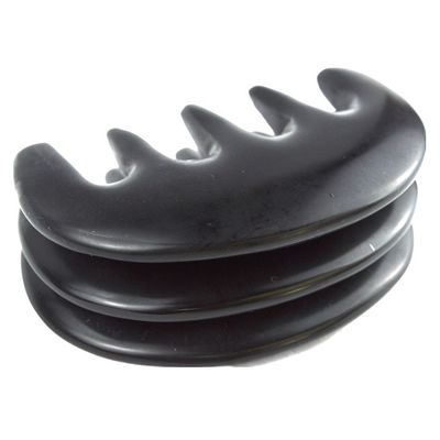 Massageur naturel de pierre Bian noire Gua Sha rasage peigne Guasha Facial Body Spa Outil de massage de soins de la peau Outil de salon de beauté
