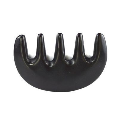 Massageur naturel de pierre Bian noire Gua Sha rasage peigne Guasha Facial Body Spa Outil de massage de soins de la peau Outil de salon de beauté