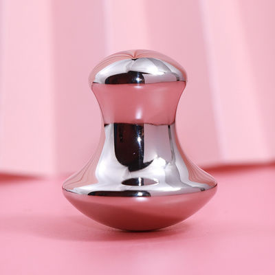 Logo personnalisé Disponibled Champignon chaud en acier inoxydable en forme de Gua Sha Massageur pour la beauté du visage le corps soins de la peau relaxation