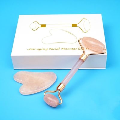 Outil de massage à rouleaux de gua sha et à rouleaux de jade pour le massage du corps