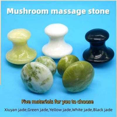 Logo personnalisé Disponibled Roller de beauté en forme de champignon pour le visage Massageur de soins oculaires et du cou Outils de relaxation du visage portatifs