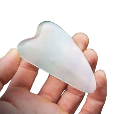 Outils de massage Massage du corps Nouveau style Jade Gua Sha Outil Jade naturel pur Guasha Board Personnalisé Jade Guasha Stone Massager de soin de la peau