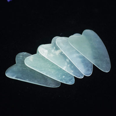 Outils de massage Massage du corps Nouveau style Jade Gua Sha Outil Jade naturel pur Guasha Board Personnalisé Jade Guasha Stone Massager de soin de la peau