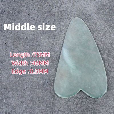 Outils de massage Massage du corps Nouveau style Jade Gua Sha Outil Jade naturel pur Guasha Board Personnalisé Jade Guasha Stone Massager de soin de la peau
