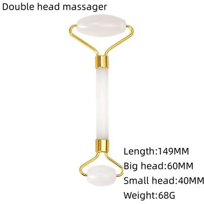 Massage musculaire Afghane rouleau de jade blanc et jeu de Gua Sha pour le massage du corps avec la pierre de jade naturel Guasha