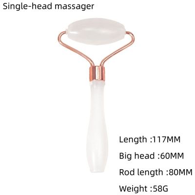 Massage musculaire Afghane rouleau de jade blanc et jeu de Gua Sha pour le massage du corps avec la pierre de jade naturel Guasha