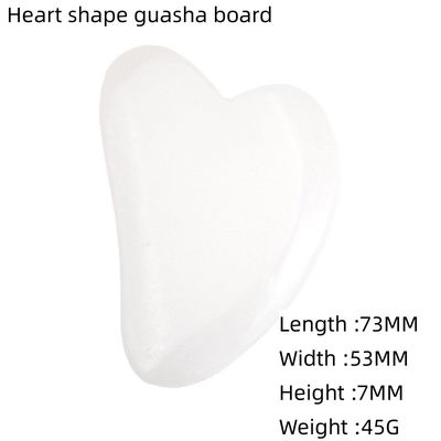 Massage musculaire Afghane rouleau de jade blanc et jeu de Gua Sha pour le massage du corps avec la pierre de jade naturel Guasha