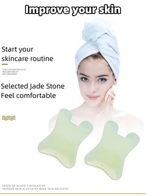 Xiuyan Jade Massage Comb Guasha Comb Guasha Scraping Scalp Comb Outils de massage pour le massage
