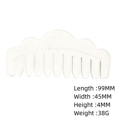 100% de Jade Vert Naturel Rose Quartz Guasha Et Obsidien Noir Blanc Jade Peigne de Cheveux Guasha Outil de Massage Pour le Peigne de Massage de la Tête