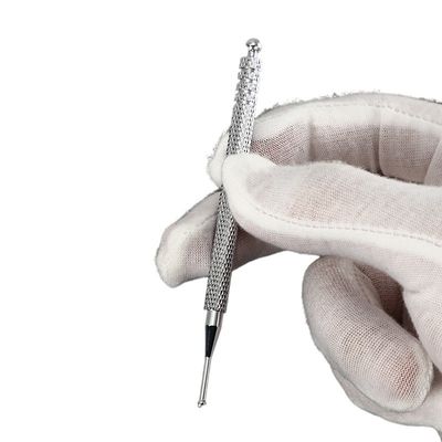Équipement de massage corporel Prévention de la pression dans l'oreille en argent Point d'acupuncture Sondage de massage Détection auriculaire stylo Stick Soins de l'oreille Soins de santé