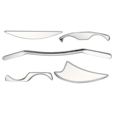 Équipement de massage en laiton 2024 en acier inoxydable Gua Sha Long Bar Outil de grattage en métal Guasha pour les muscles et les tissus