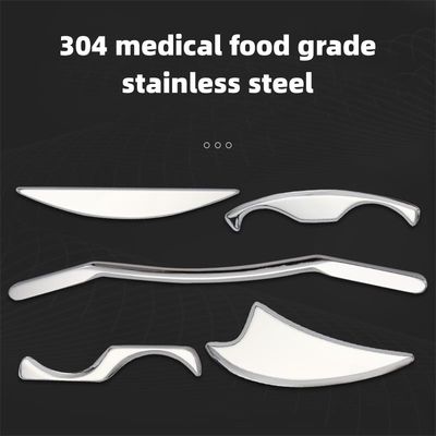 Équipement de massage en laiton 2024 en acier inoxydable Gua Sha Long Bar Outil de grattage en métal Guasha pour les muscles et les tissus