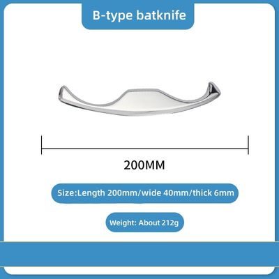 Équipement de massage en laiton 2024 en acier inoxydable Gua Sha Long Bar Outil de grattage en métal Guasha pour les muscles et les tissus