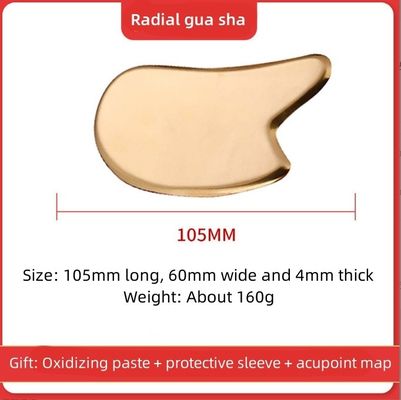 Massage efficace et musculaire Brass Guasha Scraping Tableau de massage en métal Brass Guasha pour le massage de soins de la peau 2024