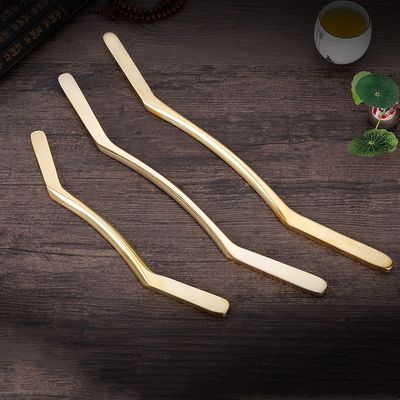 Massageur du corps 2024 en laiton naturel Métal Muscle Meridien fascial Massage de relaxation Guasha Exercice de physiothérapie Outil IASTM