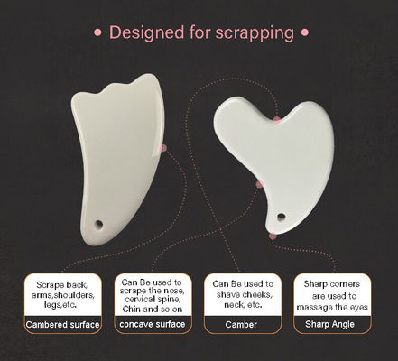 La planche de massage en céramique Guasha est le choix ultime pour les soins du visage et du corps.