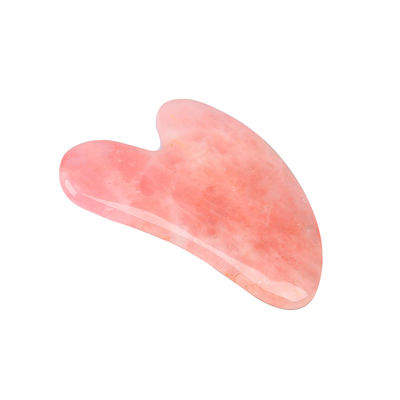 OEM ODM Pink Quartz Gua Sha Set Produit de beauté le plus vendu avec masseur de visage rose et outil de grattage de massage