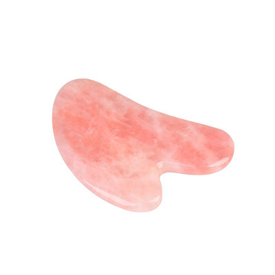 OEM ODM Pink Quartz Gua Sha Set Produit de beauté le plus vendu avec masseur de visage rose et outil de grattage de massage