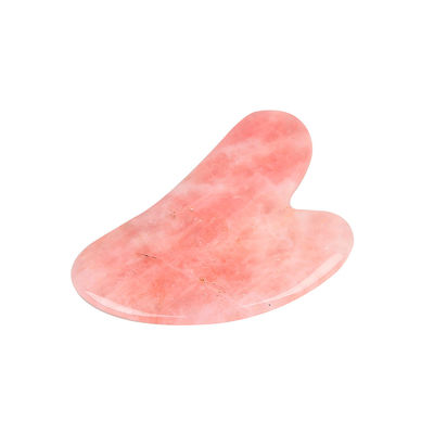 OEM ODM Pink Quartz Gua Sha Set Produit de beauté le plus vendu avec masseur de visage rose et outil de grattage de massage