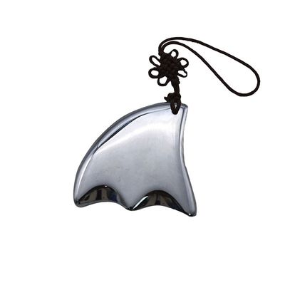 Fonction de massage du corps Soins de santé Meridiens faciaux en argent Terahertz Outil Gua Sha Pierre énergétique Massage au point d'acupuncture