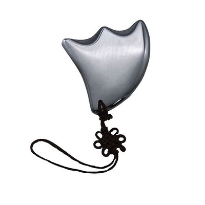 Fonction de massage du corps Soins de santé Meridiens faciaux en argent Terahertz Outil Gua Sha Pierre énergétique Massage au point d'acupuncture