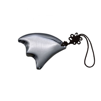 Fonction de massage du corps Soins de santé Meridiens faciaux en argent Terahertz Outil Gua Sha Pierre énergétique Massage au point d'acupuncture