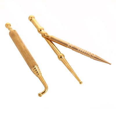 Outils de massage Acupuncteur Outil de thérapie pour la cuivre en laiton Reflexologie manuelle stylo Soins de santé du corps Thérapie tissulaire Massage