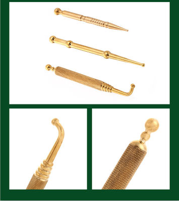 Outils de massage Acupuncteur Outil de thérapie pour la cuivre en laiton Reflexologie manuelle stylo Soins de santé du corps Thérapie tissulaire Massage