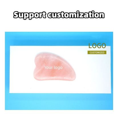 L'outil de massage à rouleaux pour le visage Gua Sha, Guasha Stone Body Self Skin Care Spa Anti-Aging Facial Beauty Box en rose