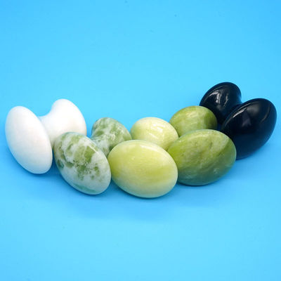 Pierre de massage en forme de champignon de jade naturel vert pour le massage musculaire et la beauté du visage Massage de santé Relaxation en 2024