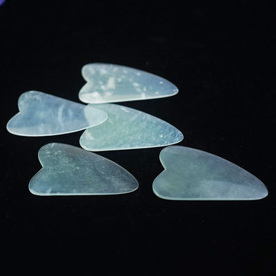 Nettoyage du visage La planche mince Xiuyan Jade Gua Sha Guasha outil de massage du corps pour le massage musculaire du corps entier dans le salon de beauté