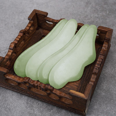 Resserrement de la peau Levé pour éliminer les rides Naturel Xiuyan Jade Gua Sha Scraping Tableau de massage Logo personnalisé 2024 Meilleur produit
