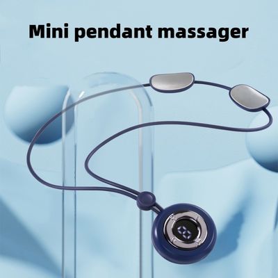 La zone de massage 2024 Smart Electric Pulse Mini Neckband Therapy Massager pour la protection du cou et le logo personnalisé est disponible