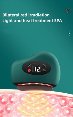Équipement de massage corporel intelligent pour le visage Bianstone Massage aiguille pierre électrique instrument de grattage avec compresse à chaud