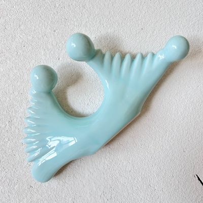 Massage musculaire en céramique Gua Sha Board Machine de thérapie anti-cellulite pour les outils de massage du visage bleu
