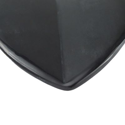 2024 Forme de cœur Naturel Noir Bian Stone Gua Sha Scraping Massage Outil pour le drainage lymphatique