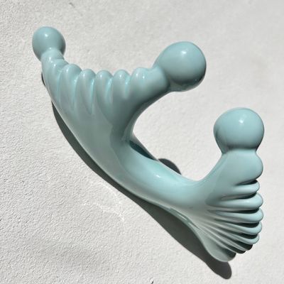 Outil de massage Gua Sha en céramique bleue pour le drainage lymphatique et le rajeunissement de la peau
