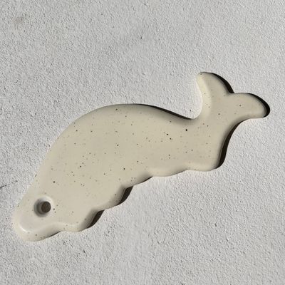 Masseuse en céramique en forme de poisson efficace Outil de grattage de gua sha pour masseur facial
