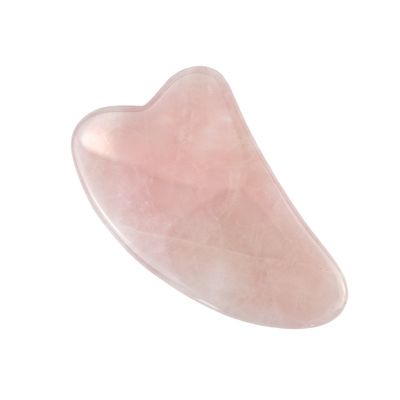 Outil de massage musculaire 2024 Rose Quartz Gua Sha Peau naturelle cristalline Guasha Massageur de beauté pour le lifting du visage et anti-âge