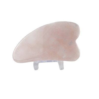 Outil de massage musculaire 2024 Rose Quartz Gua Sha Peau naturelle cristalline Guasha Massageur de beauté pour le lifting du visage et anti-âge