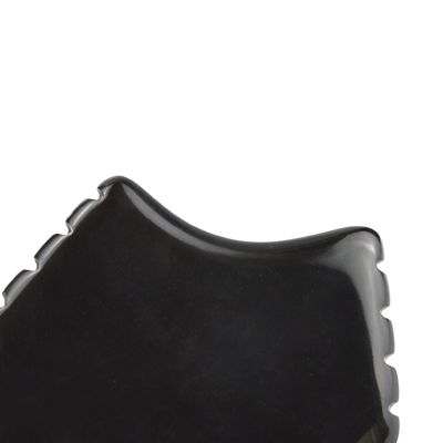 Outil de massage 2024 Natural Black Bian Stone Gua Sha Scraping Board Guasha Soins de santé du visage et du corps Produit de masseur de corps