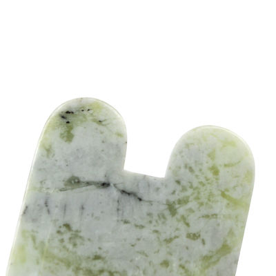 Outil de massage de beauté faciale 2024 en forme de U Natural Xiuyan Jade Gua Sha Scraping Board avec fonction de massage musculaire