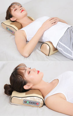 2023 Design Massage corporel Shiastu Vibration de chauffage Masseur électrique du dos oreiller avec fonction de physiothérapie thermique infrarouge