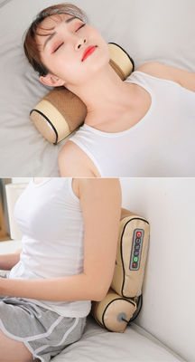 2023 Design Massage corporel Shiastu Vibration de chauffage Masseur électrique du dos oreiller avec fonction de physiothérapie thermique infrarouge