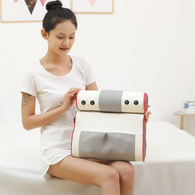 Corps Blanc Rouge Portable Massage Cervical Coussin chauffant Cou Épaule Relaxeur Massageur de corps Massageur de thérapie pour 2024