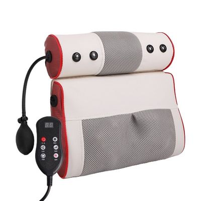 Équipement de massage 2 en 1 chauffage multifonctionnel de la colonne vertébrale cervicale de la colonne vertébrale de la voiture électrique Shiatsu Col du dos oreiller de massage