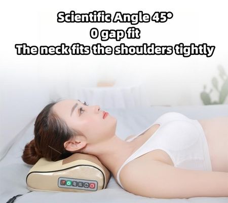 Coussin de massage corporel pour la maison commande manuelle par câble Massageur cervical Massageur de cou chauffage épaule cou taille tout le corps