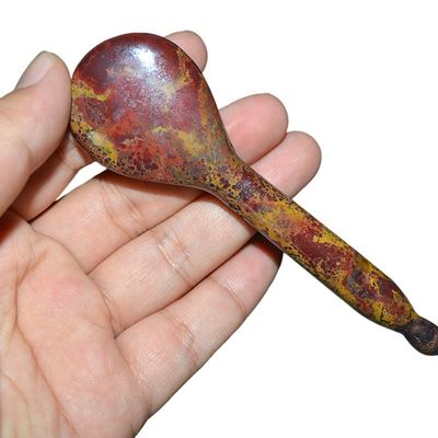 Soins de santé du corps Spa tissulaire Bâtons de massage manuel Mookaite Réflexologie de l'acupression stylo Guasha pour l'acupuncture rouge