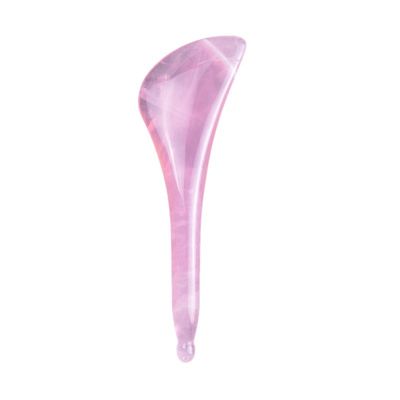 Outil de massage corporel rose quartz stylo Gua Sha Logo disponible pour le bâton d'acupuncture du visage et des yeux
