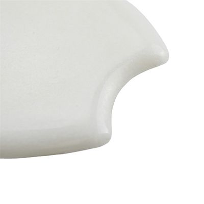 Équipement de massage Meilleur vendeur Massage facial sur mesure en jade blanc Outils de Guasha pour le visage Massage en pierre de jade Plaque Gua Sha